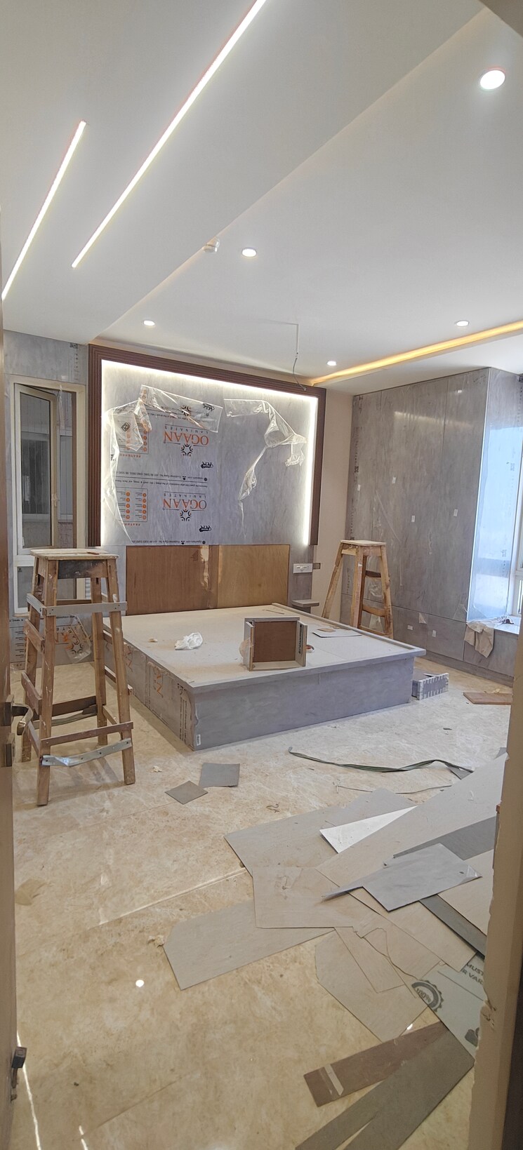 Master Bedroom, aurobindo-kohinoor 3 Bedroom 2200 Sq.Ft. Apartment In Serilingampally Hyderabad 9599905