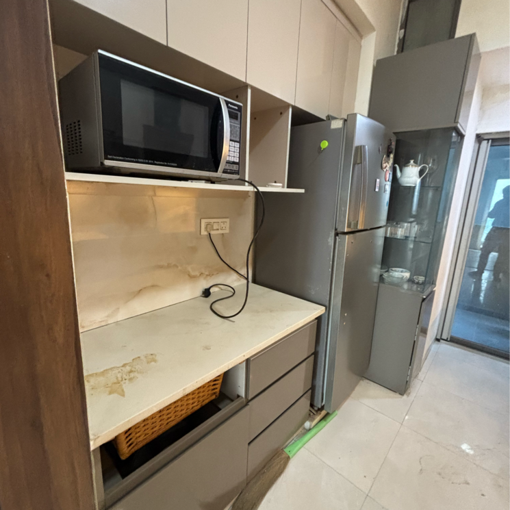 Kitchen, paras-dews 3.5 Bedroom 1900 Sq.Ft. Apartment In Panwala Khusropur Gurgaon 9599972