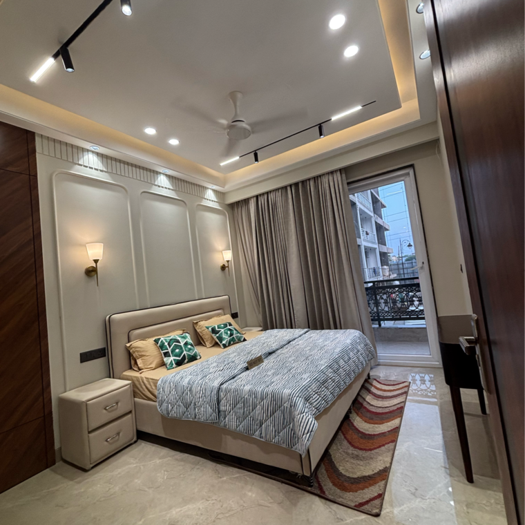 Bedroom, bptp-floors 3 Bedroom 1100 Sq.Ft. Builder Floor In Sector 70 Gurgaon 9600234