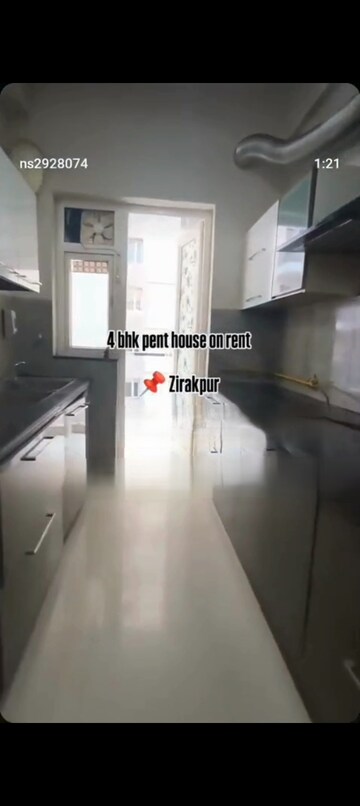 Kitchen in 3.5 BHK Apartment at Motiaz Royal Citi, Ambala Highway – for Rent