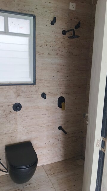 Bathroom in 3 BHK Apartment at Unique K Shire, Punawale – for Rent