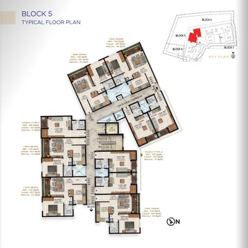 Floor Plan in 1 BHK Apartment at Raja Rajeshwari Nagar – for Sale