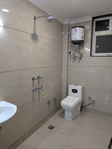 Bathroom in 3 BHK Apartment at Dwarka – for Rent