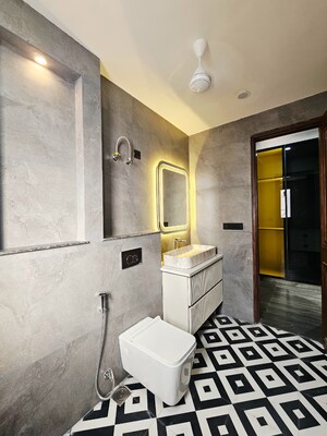 Bathroom in 4 BHK Builder Floor at Ansal Api Versalia 2, Sector 67a – for Sale