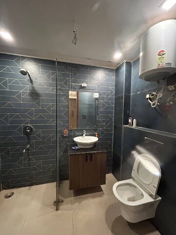 Bathroom in 4 BHK Builder Floor at Saket – for Rent