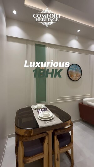 Dining area in 1 BHK Apartment at Sai Comfort Heritage, Morya Nagar – for Sale