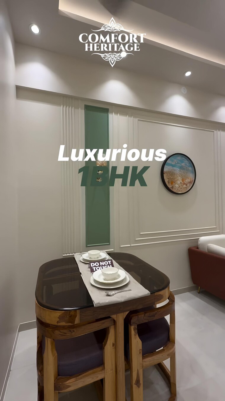 Dining area, sai-comfort-heritage 1 Bedroom 610 Sq.Ft. Apartment In Morya Nagar Palghar 9600645