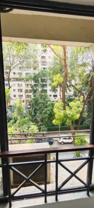 Balcony in 1 BHK Apartment at Hiranandani Gardens Canna, Powai – for Rent