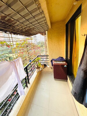 Balcony in 2 BHK Apartment at Ganesh Darshan CHS Kopar Khairane, Kopar Khairane – for Sale