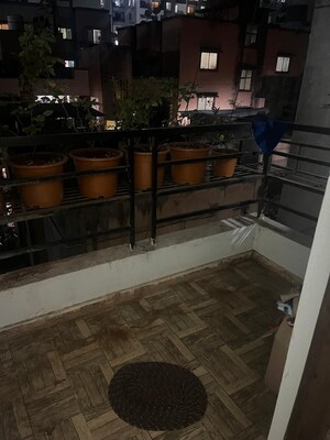 Balcony in 1 BHK Apartment at Raj Classic, Aundh – for Rent