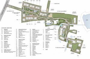 2 BHK Apartment – Map Location View at Nambiar District 25, Dommasandra - for Sale