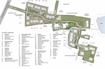 2 BHK Apartment – Map Location View at Nambiar District 25, Dommasandra - for Sale