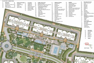 Master Plan in 2 BHK Apartment at Nambiar District 25, Dommasandra – for Sale