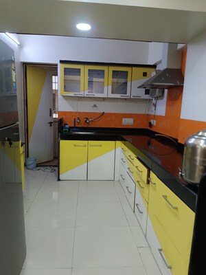Kitchen in 3 BHK Apartment at Siddhivinayak Shubhashree Residential, Akurdi – for Rent