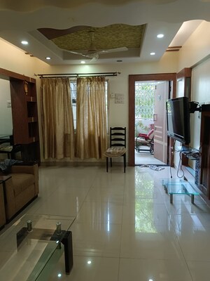 Living Room in 3 BHK Apartment at Siddhivinayak Shubhashree Residential, Akurdi – for Rent