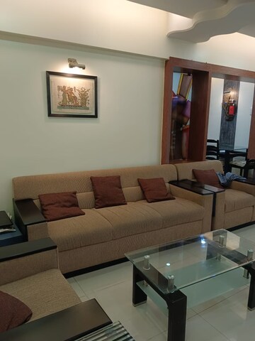 Living Room in 3 BHK Apartment at Siddhivinayak Shubhashree Residential, Akurdi – for Rent