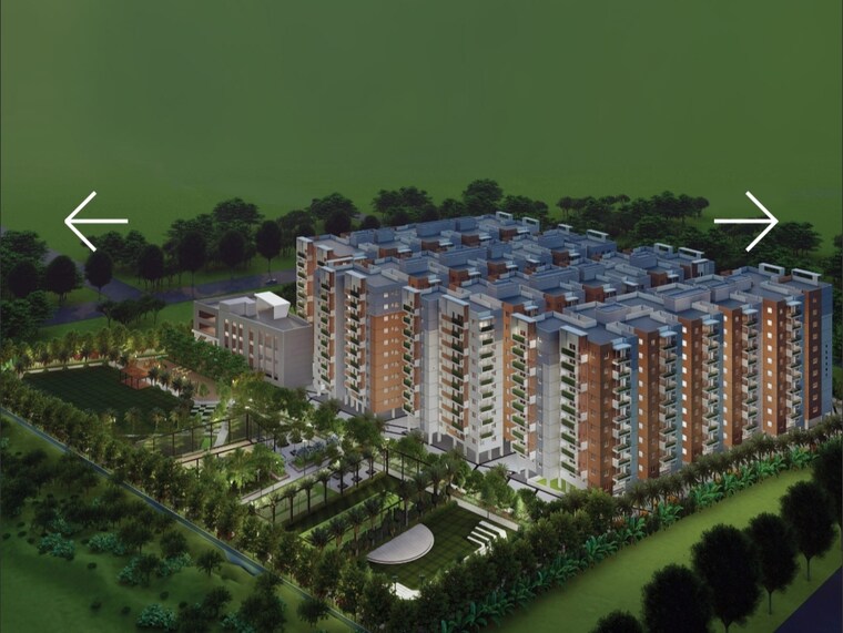 Exterior View, oorjita-vedant 2 Bedroom 1339 Sq.Ft. Apartment In Narsingi Hyderabad 9601051