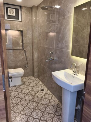 Bathroom in 2 BHK Builder Floor at Malviya Nagar – for Rent