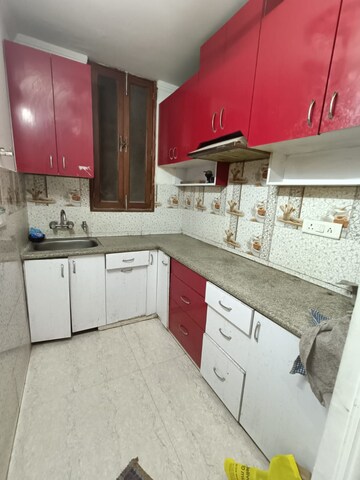 Kitchen in 3 BHK Builder Floor at Malviya Nagar – for Sale