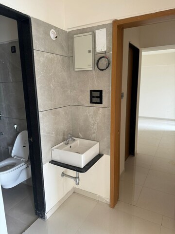 Bathroom in 3 BHK Apartment at Shree Signature Park, Wakad – for Rent