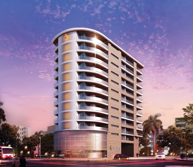 Exterior View, spark-desai-oceanic 4 Bedroom 1714 Sq.Ft. Apartment In Worli Mumbai 9601125