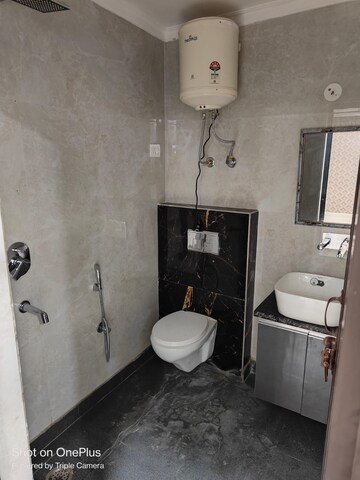 Bathroom in 1 BHK Builder Floor at Saket – for Rent