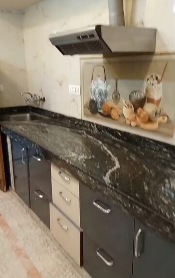 Kitchen in 1 BHK Builder Floor at Paschim Vihar – for Rent