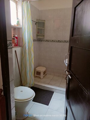 Bathroom in 2 BHK Builder Floor at Paryavaran Complex – for Rent