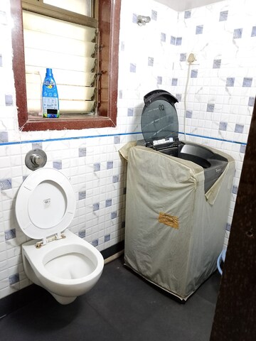 Bathroom in 2 BHK Apartment at Vikas Park CHS, Malad West – for Rent