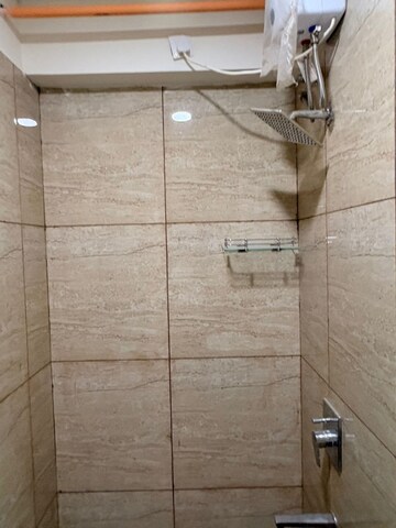 Bathroom in 2 BHK Apartment at Chandak 34 Park Estate, Goregaon West – for Rent