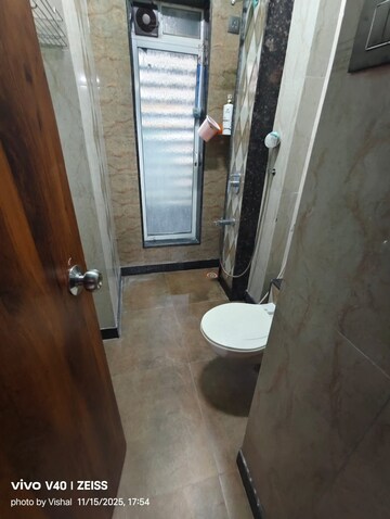 Bathroom in 2 BHK Apartment at Asha Ashok Smruti, Vadavali – for Rent