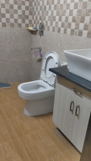 Bathroom in 3 BHK Builder Floor at Vasant Kunj Enclave – for Rent