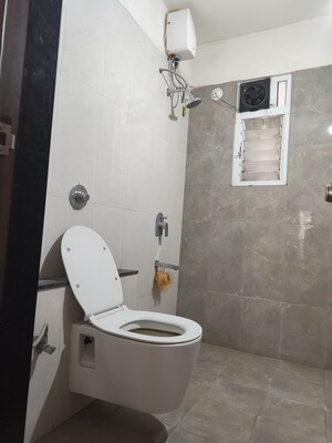 Bathroom in 3 BHK Apartment at Majestique Towers, Kharadi – for Sale