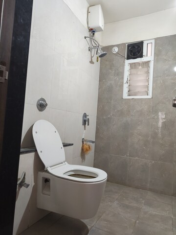 Bathroom in 3 BHK Apartment at Majestique Towers, Kharadi – for Sale