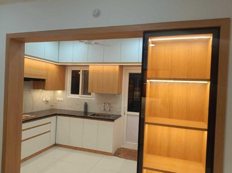 Kitchen, rajapushpa-provincia 3 Bedroom 1715 Sq.Ft. Apartment In Narsingi Hyderabad 9601994