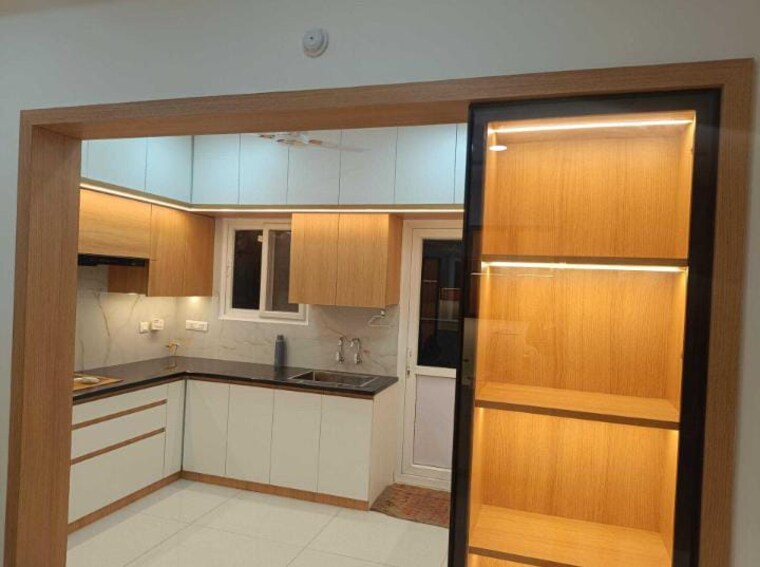 Kitchen, rajapushpa-provincia 3 Bedroom 1715 Sq.Ft. Apartment In Narsingi Hyderabad 9601994