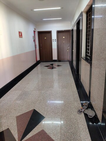 Building Lobby in 2 BHK Apartment at K Raheja Heights, Malad East – for Rent