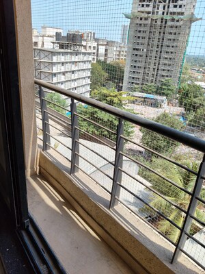 Balcony in 2 BHK Apartment at K Raheja Heights, Malad East – for Rent