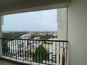 Balcony in 3 BHK Apartment at Nagarjuna Aster Park, Yelahanka New Town – for Rent