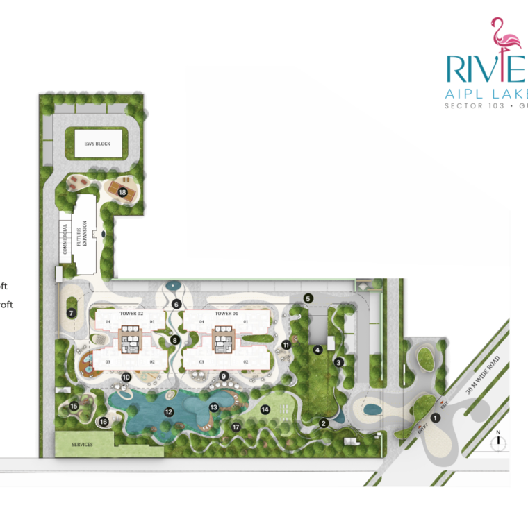 Master Plan, sector 103 3 Bedroom 2196 Sq.Ft. Apartment In Sector 103 Gurgaon 9602369