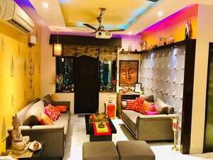 Living Room in 3 BHK Apartment at ATS Green II, Sector 50 – for Rent