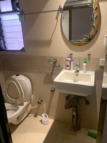 Attached Bathroom in 2 BHK Apartment at Lokhandwala Complex, Andheri West – for Rent