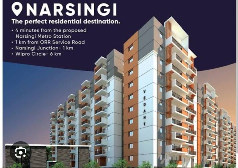 Exterior View, oorjita-vedant 3 Bedroom 1764 Sq.Ft. Apartment In Narsingi Hyderabad 9602445