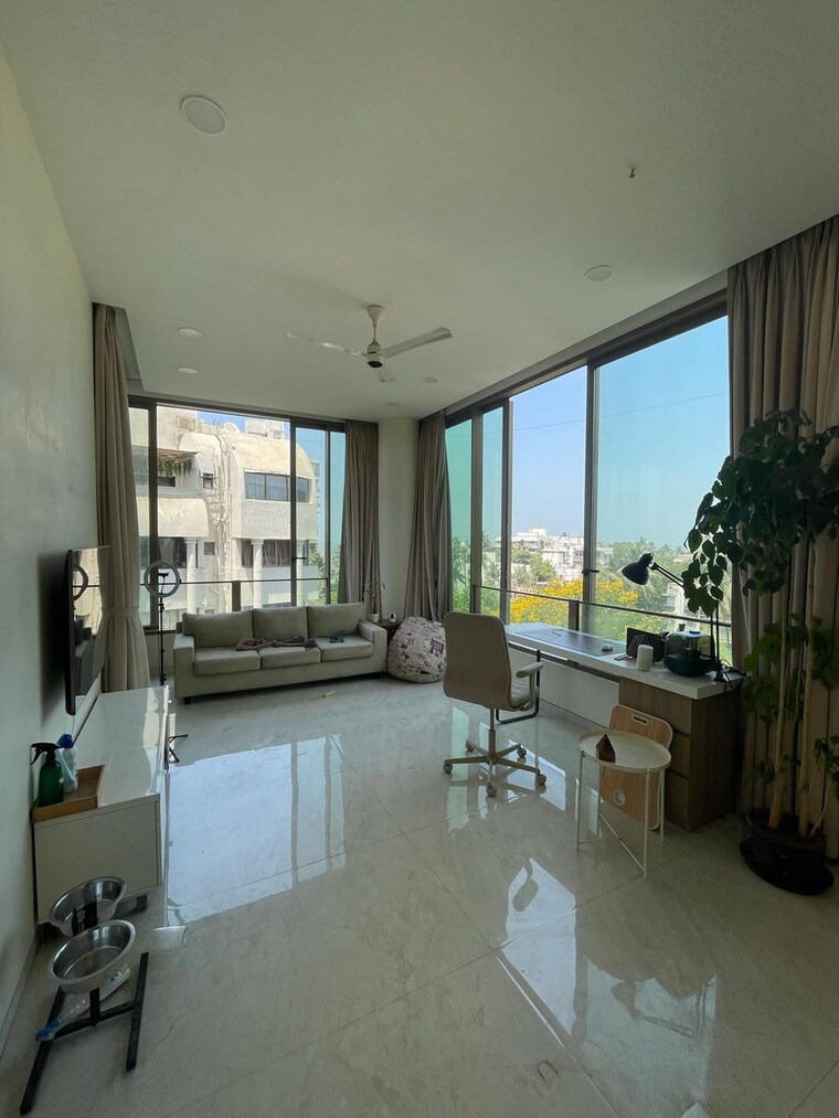 Living Room, deepak-silverene 1 Bedroom 600 Sq.Ft. Apartment In Bandra West Mumbai 9602454