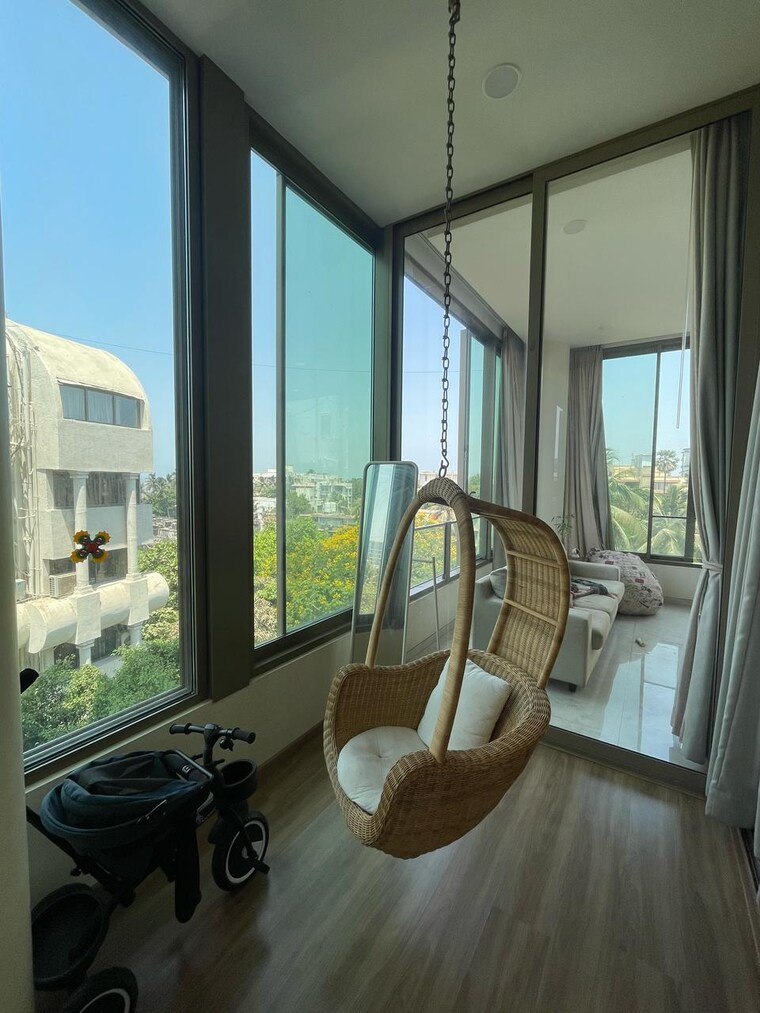 Balcony, deepak-silverene 1 Bedroom 600 Sq.Ft. Apartment In Bandra West Mumbai 9602454