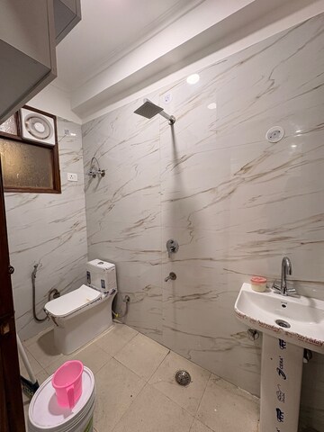 Bathroom in 2 BHK Apartment at Chattarpur – for Rent