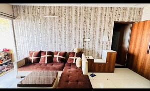 Living Room in 3 BHK Apartment at Rustomjee La Vie, Majiwada – for Rent