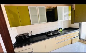 Kitchen in 3 BHK Apartment at Rustomjee La Vie, Majiwada – for Rent