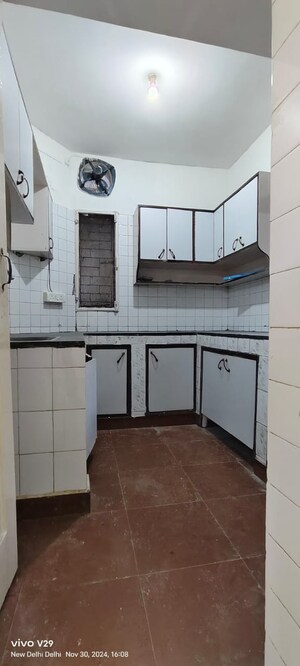 Kitchen in 3 BHK Apartment at RWA Jasola Sector 8 SFS Flat, Jasola – for Sale