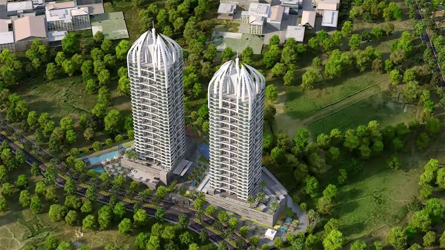 3 BHK + Pooja Room Apartment For Rent in Enpar Lotus 101 Worli Residences